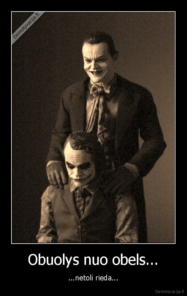 Obuolys nuo obels...