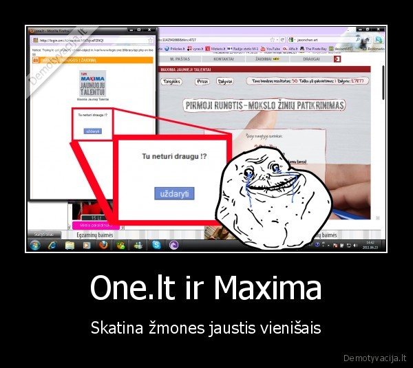 one.lt,maxima,forever, alone