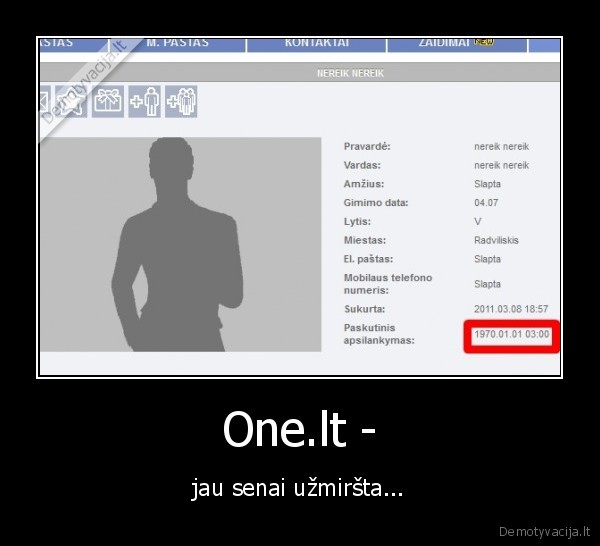 one,senai,uzmirsta