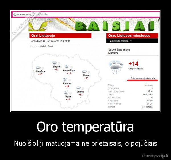 temperatura,termometras,pojuciai