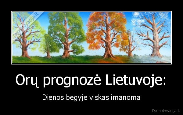 oras, lietuva, prognoze