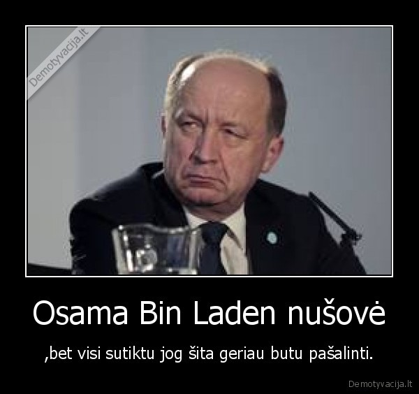 Osama Bin Laden nušovė