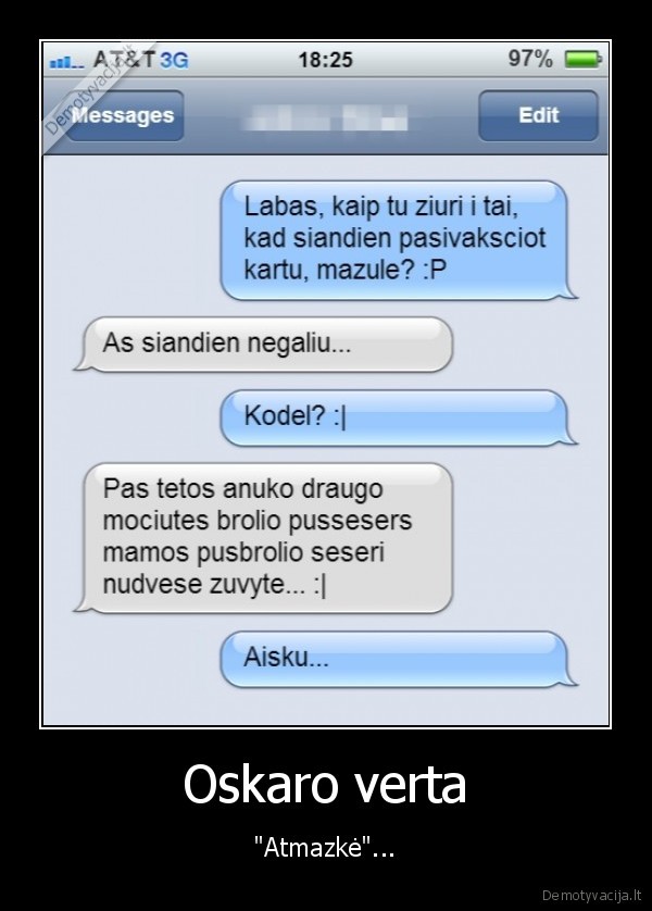 atsikalbinejimas,atmazke,pasivaksciot