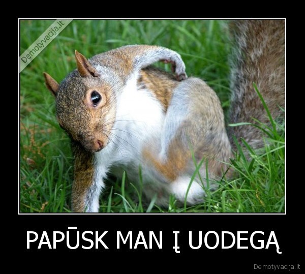 PAPŪSK MAN Į UODEGĄ