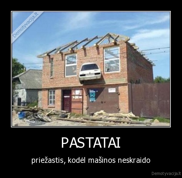 automobilis, pastatas, sienoj, masina