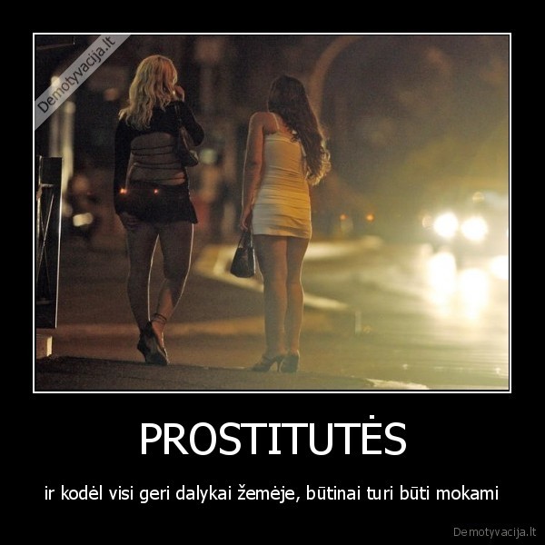 PROSTITUTĖS