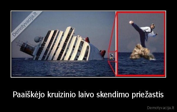 Paaiškėjo kruizinio laivo skendimo priežastis