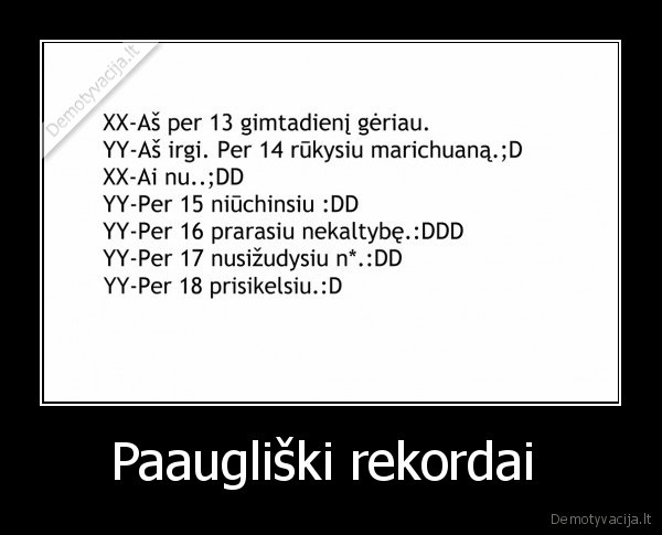 Paaugliški rekordai 