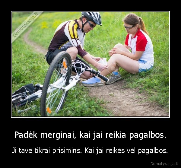 pagalba,mergina,mergina, prisimins