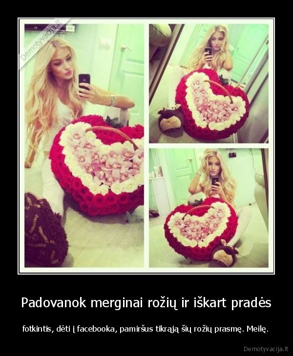 mergina,rozes,geles,blondine,nuotrauka,telefonas