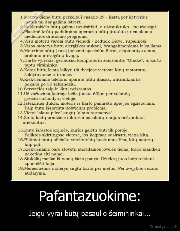 Pafantazuokime: