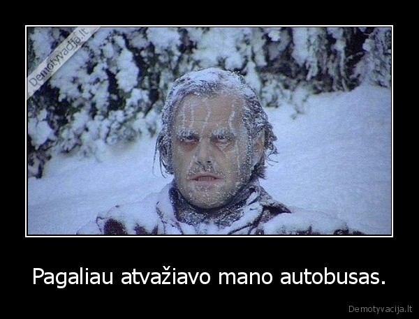 Pagaliau atvažiavo mano autobusas.