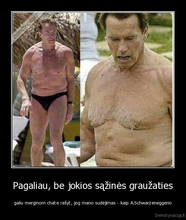 Pagaliau, be jokios sąžinės graužaties