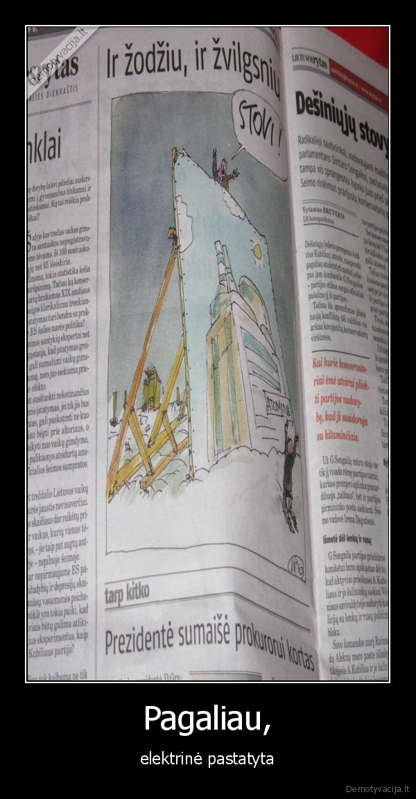 elektrine,pagaliau,stovi