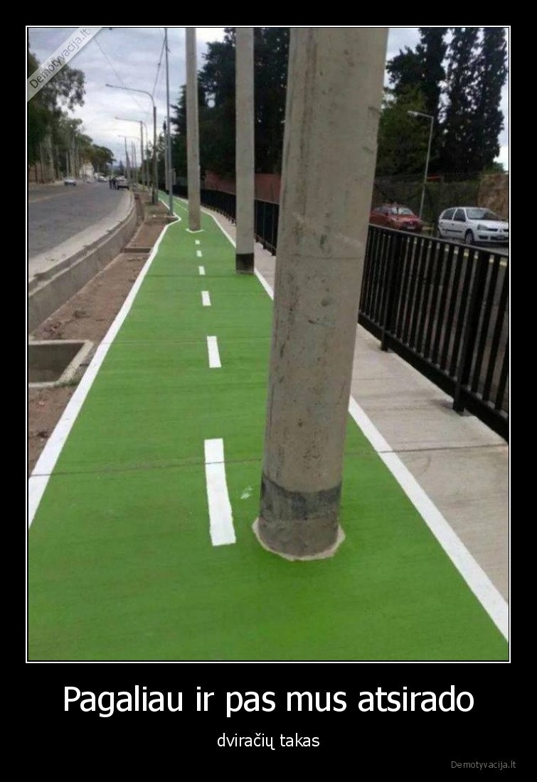 takas,dviraciu,protingai
