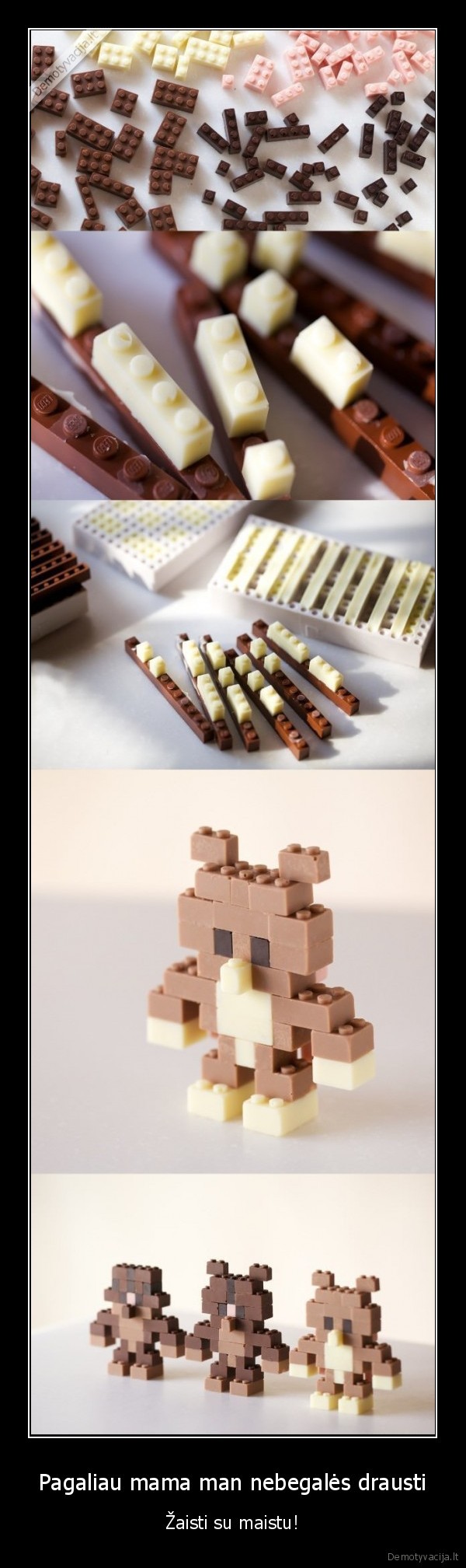 sokoladinis, lego,lego, kaladeles