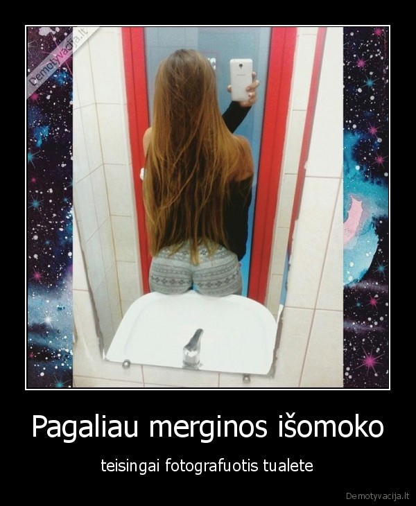 wc,nuotrauka,mergina