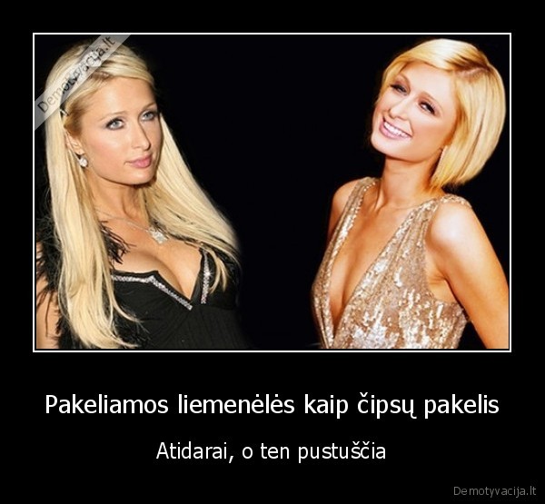 Pakeliamos liemenėlės kaip čipsų pakelis