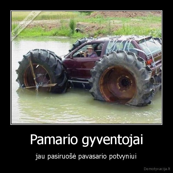 potvynis,pavasaris,pamarys