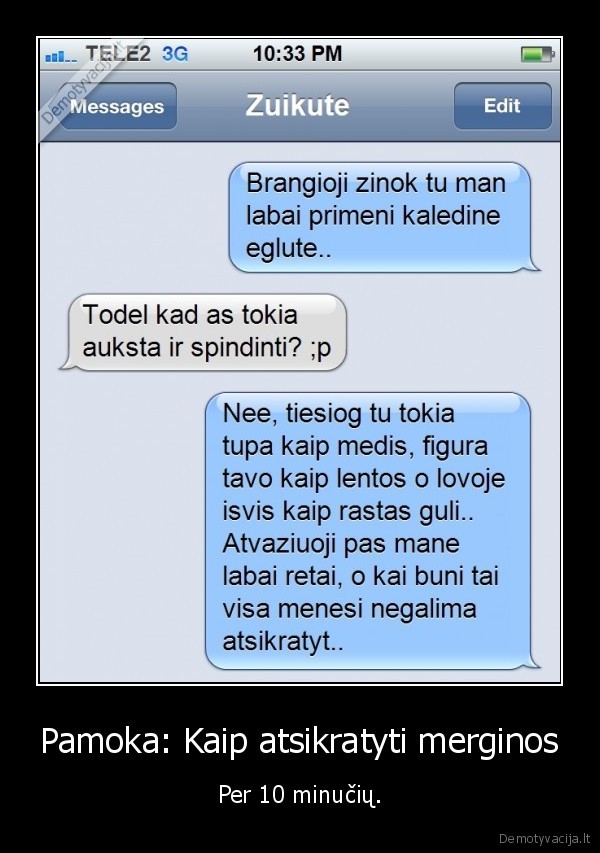 sms, pamoka,mergina, kaip, eglute,kaledine, eglute