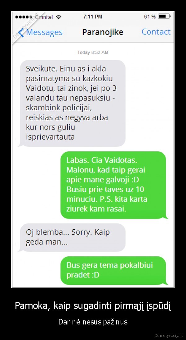 aklas, pasimatymas,sms, draugei,ne, tas, numeris