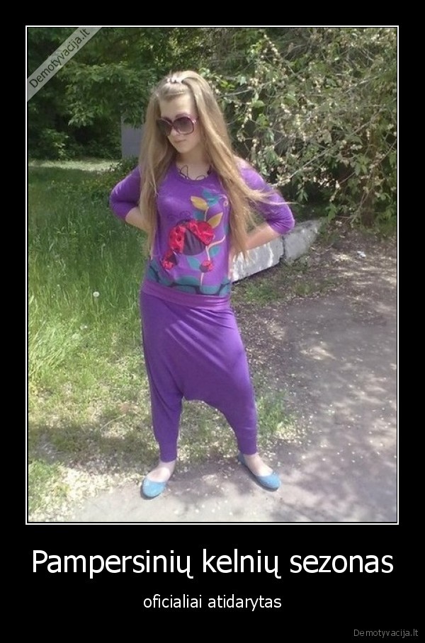 Pampersinių kelnių sezonas