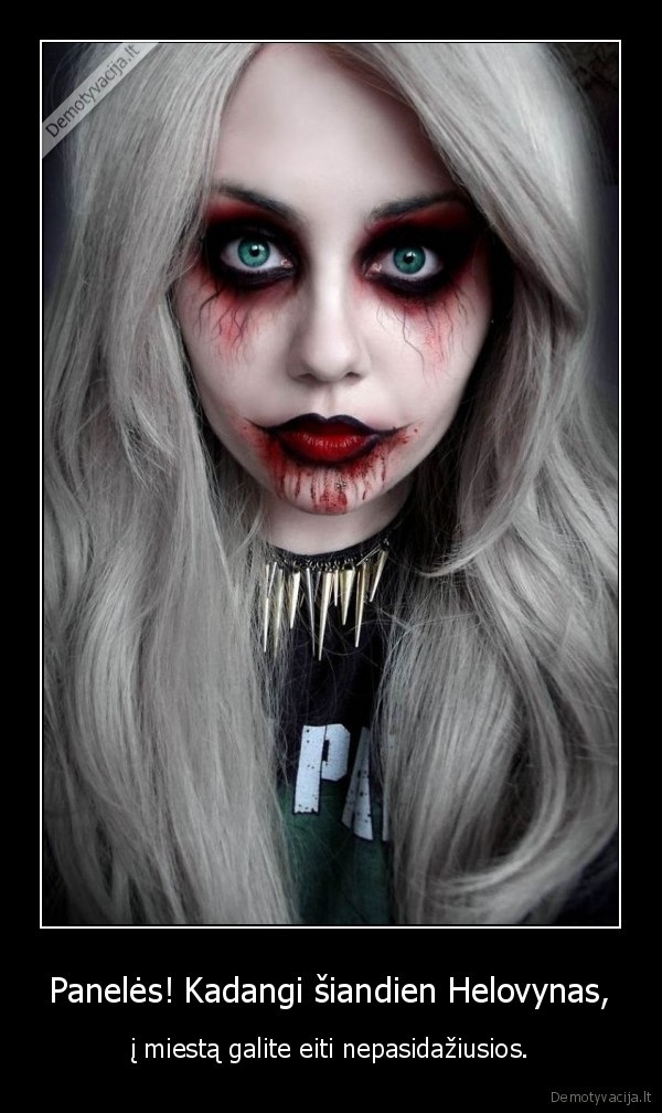 panele,moteris,mergina,miestas,helovynas,makiazas