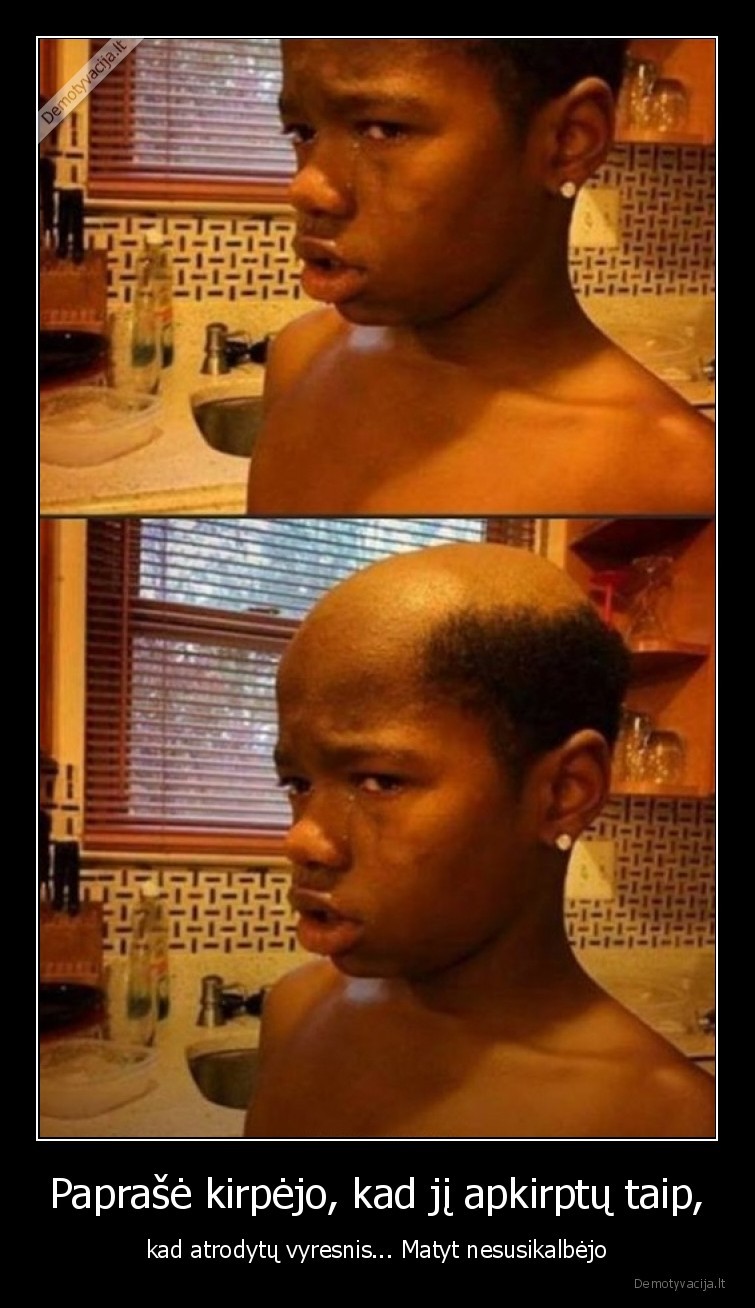 kirpejas,vaikas,vyresnis,plike