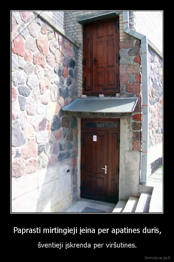 baznycia, surys, mirtingieji, sventieji