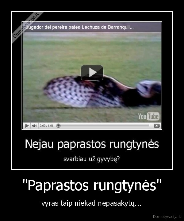 &quot;Paprastos rungtynės&quot;