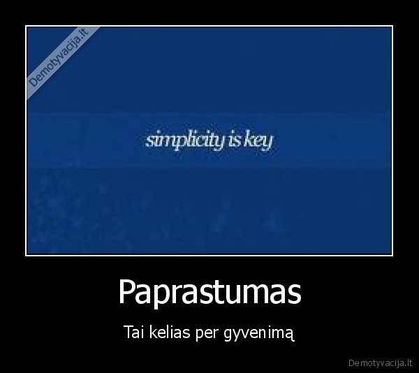 Paprastumas