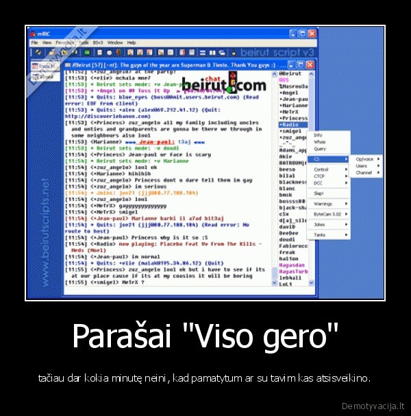 Parašai "Viso gero"
