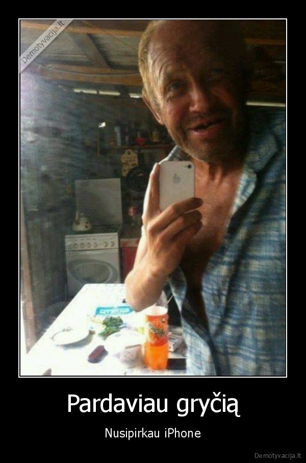 bomzas, su, iphone,iphone, galia