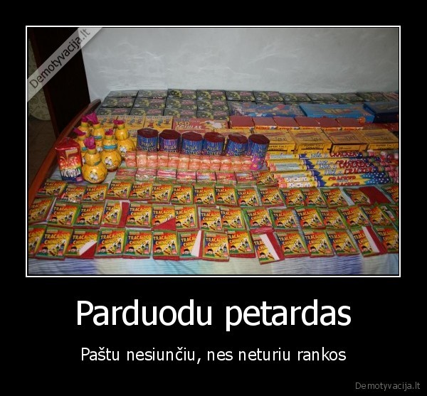 Parduodu petardas