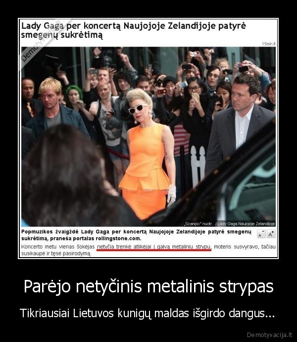 lady, gaga,sutrenkimas,smegenu, sutrenkimas