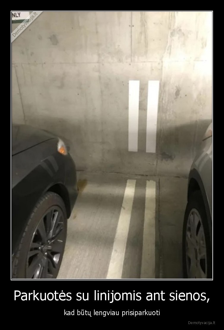 parkingas,zymes,linijos,masina