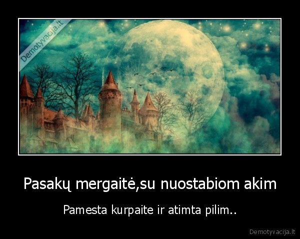 Pasakų mergaitė,su nuostabiom akim