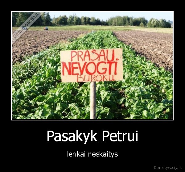 Pasakyk Petrui