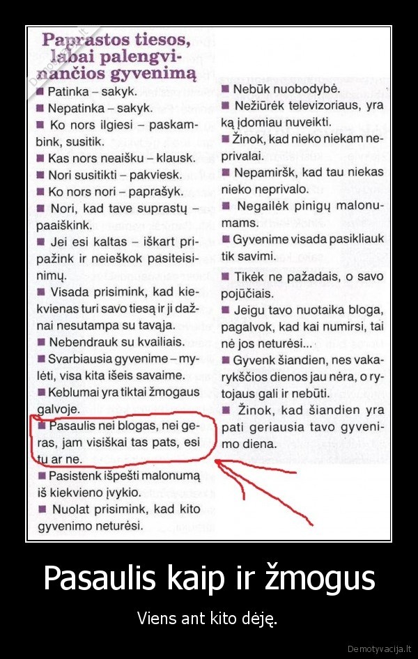 pasaulis,tiesos,zmogus