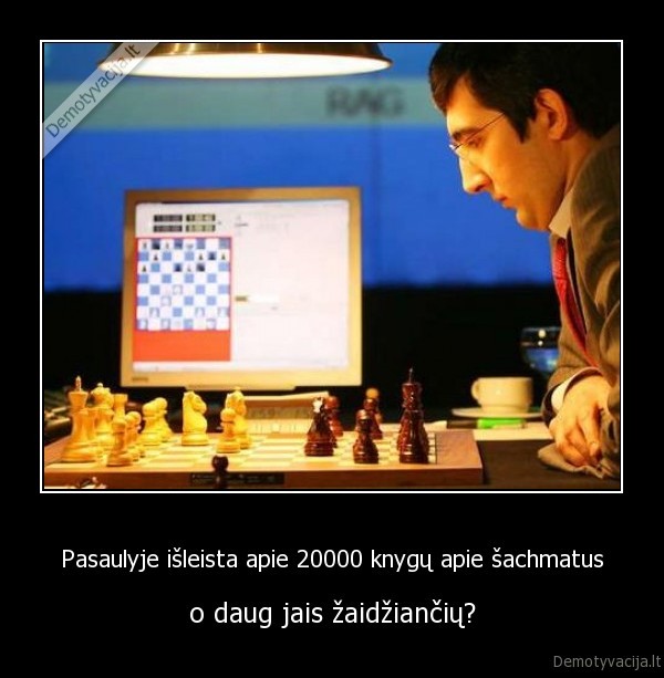 Pasaulyje išleista apie 20000 knygų apie šachmatus