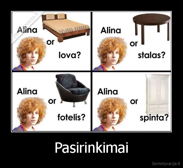 alina, orlova,juokinga,absurdas