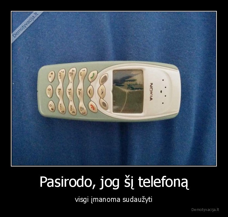 telefonas,nokia,imanoma,sudauzyti