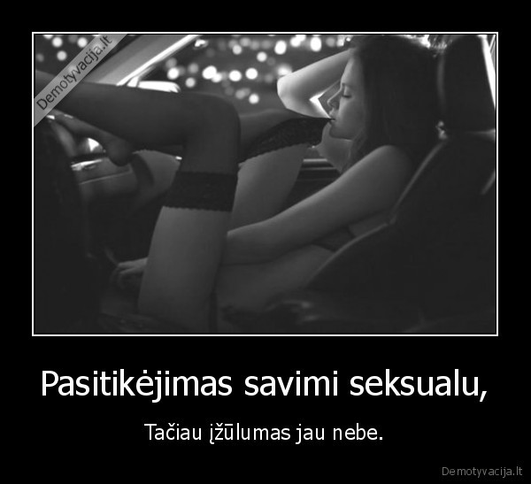 Pasitikėjimas savimi seksualu,