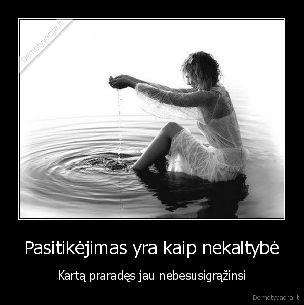 nekaltybe,pasitikejimas