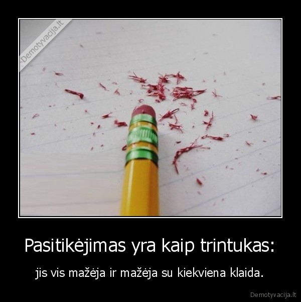 pasitikejimas,trintukas