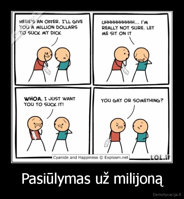 Pasiūlymas už milijoną