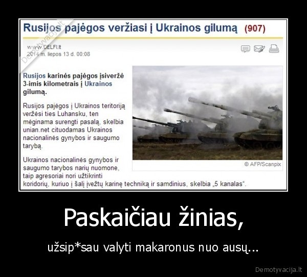 Paskaičiau žinias,