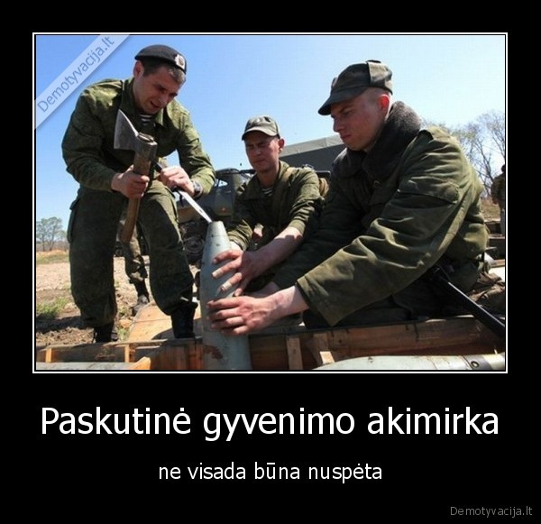 Paskutinė gyvenimo akimirka