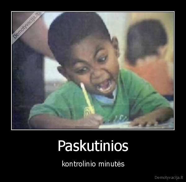 minutes,paskutionios