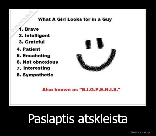 Paslaptis atskleista